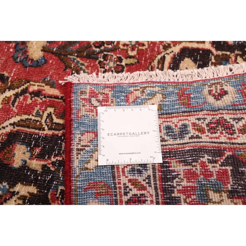 ECARPETGALLERY Hand-knotted Antalya Vintage Red Wool Rug - 7'9 x 11'3