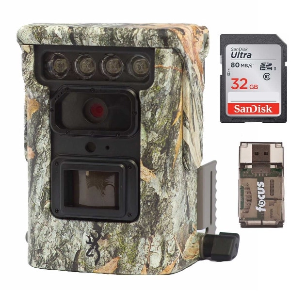 Browning Defender 850 Trail Camera with 32GB Card and Focus Reader - Camouflage