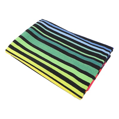 1 Pcs Soft Absorbent Beach Towel Classic Design for Beach Colorful 59"x30"
