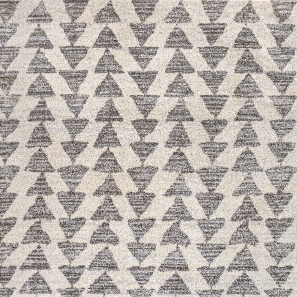 JONATHAN Y Khalil Moroccan Triangle Geometric Area Rug