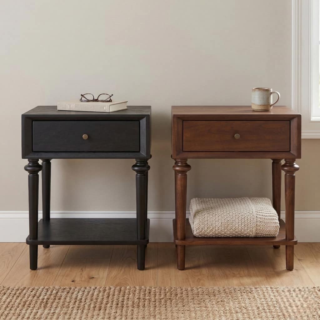 NPD Furniture Romilda 1-Drawer Accent Table