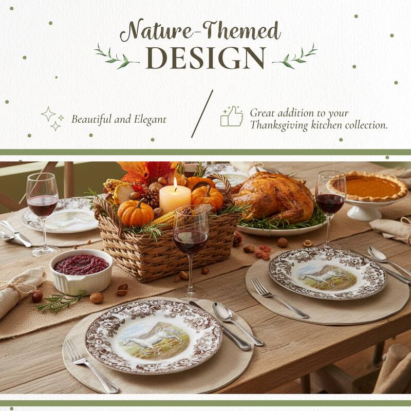 Spode Woodland Dinner Plate Horse Motif