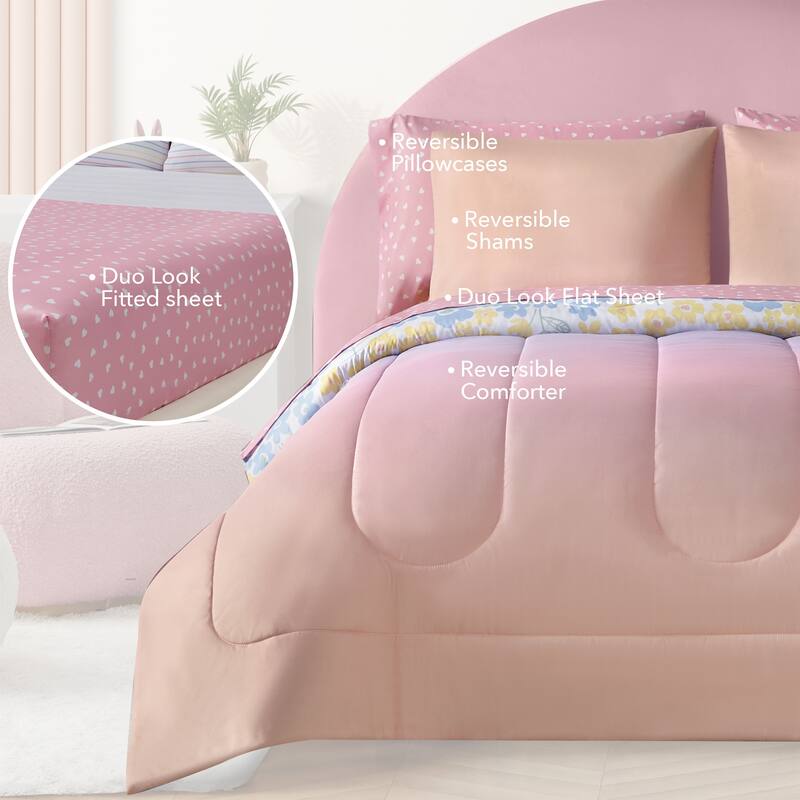 Floral Juvenile Bed in a Bag