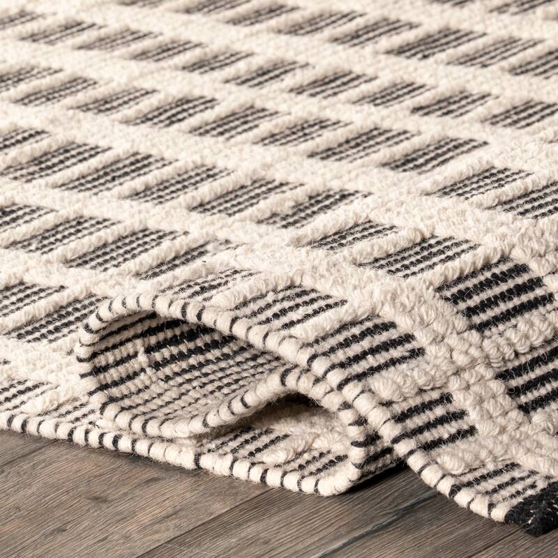 Parker Check Textured Area Rug