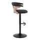 preview thumbnail 12 of 141, Carson Carrington Viby Adjustable Bar Stool with Rounded T Footrest (Set of 2)