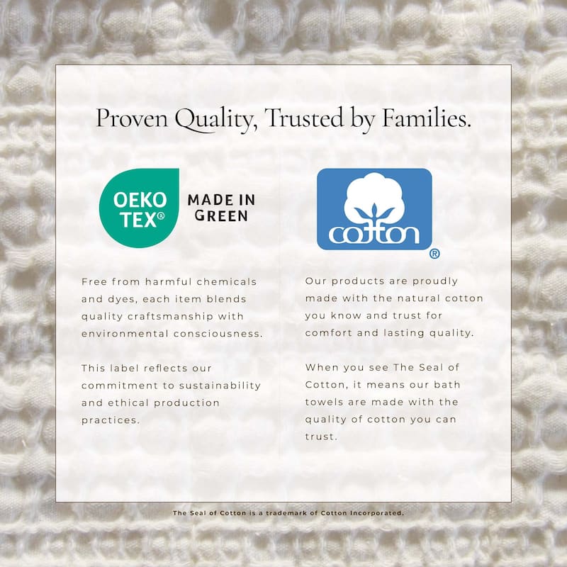 Linery & Co. Cotton Honeycomb Waffle Garment Washed Quilt Set