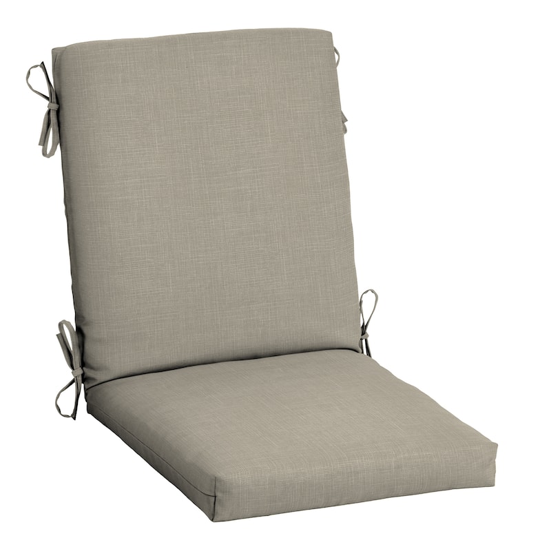 ARDEN earthFIBER Outdoor Dining Chair Cushion 20 x 20 - Sandbar Taupe Texture