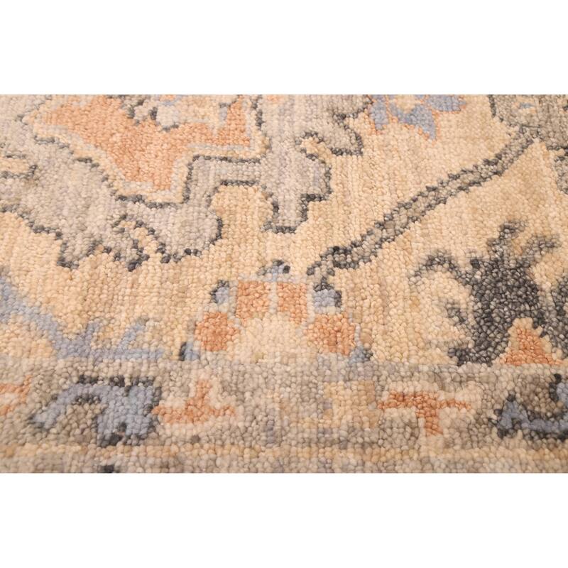 ECARPETGALLERY Hand-knotted Jules Serapi Khaki Wool Rug - 9'0 x 12'2