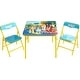 preview thumbnail 1 of 4, Bluey Kids Table and Chair Set 3 Piece Folding Activity Set 