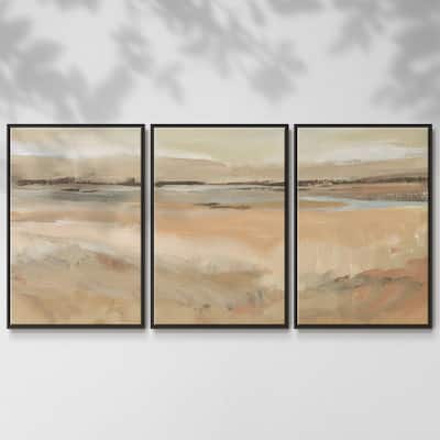 Earth Tone Landscape II - Multi Piece Framed Canvas