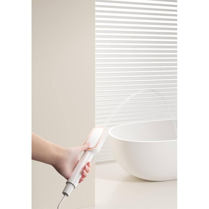 Exposed Wall Mounted Square Slide Bar Showerhead & 3-mode Handheld Shower