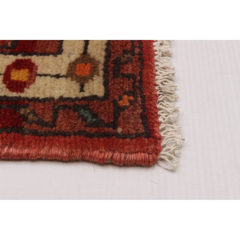ECARPETGALLERY Hand-knotted Andelz Red Wool Rug - 2'4 x 9'9