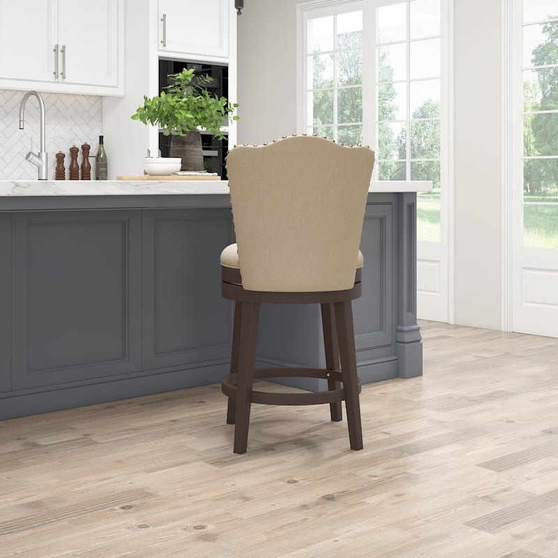 Hillsdale Edenwood Wood Swivel Stool