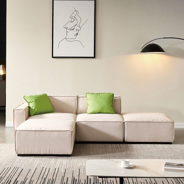 Modular sectional cheap ottoman