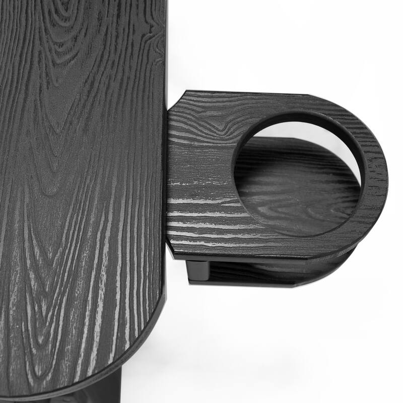 LUE BONA Patio HDPS Adirondack Chair Plastic Weather Resistant Outdoor Chairs Set of 4 - 30 in.W x 35 in.D x 36.5 in.H