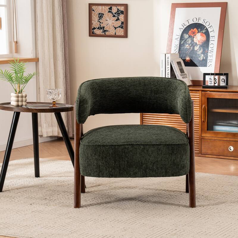 27.56" W x 23.62" D x 27.95" H Accent Arm Chair Fabric Living Room Chair Set of 2