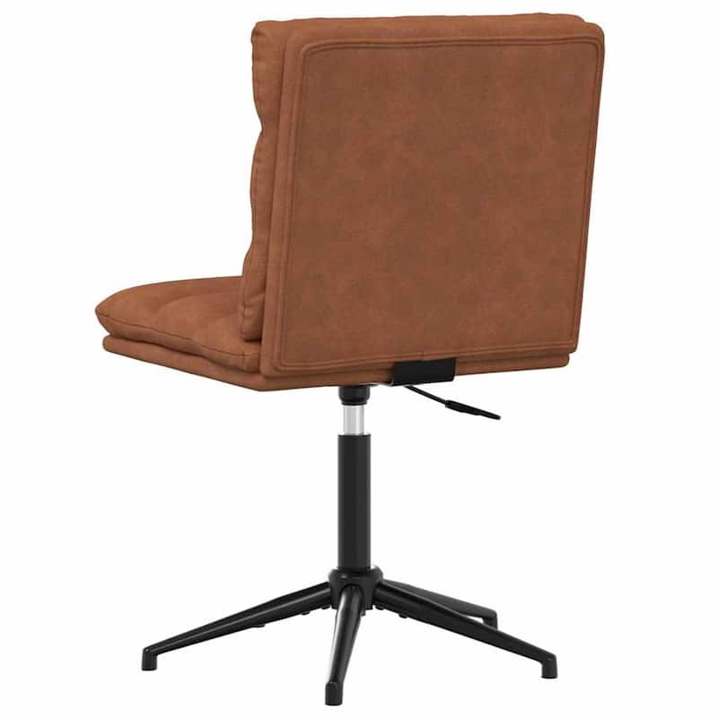 vidaXL Dining Chair Set of 4 Black/Brown - 7.8 x 6.8 x 13.0