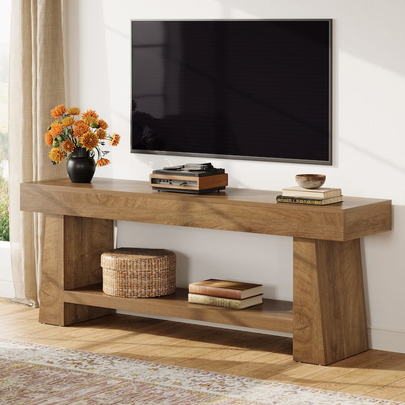 63-Inch TV Stand for 55/60/65/70-Inch TVs - Brown