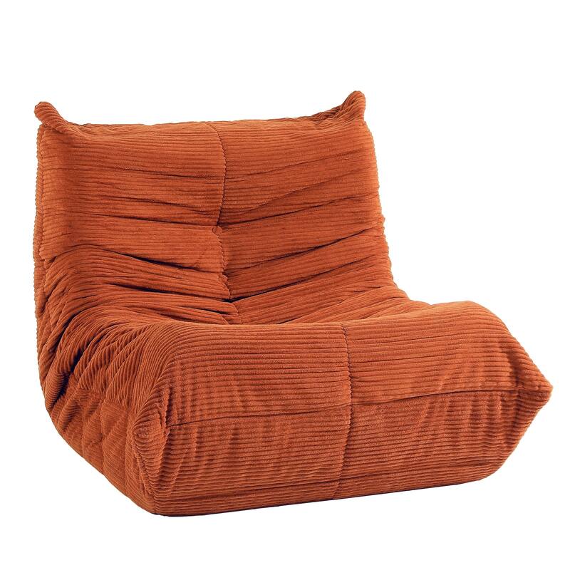 Moasis Cordury Fireside Bean Bag Chairs with Memory Foam for Adults