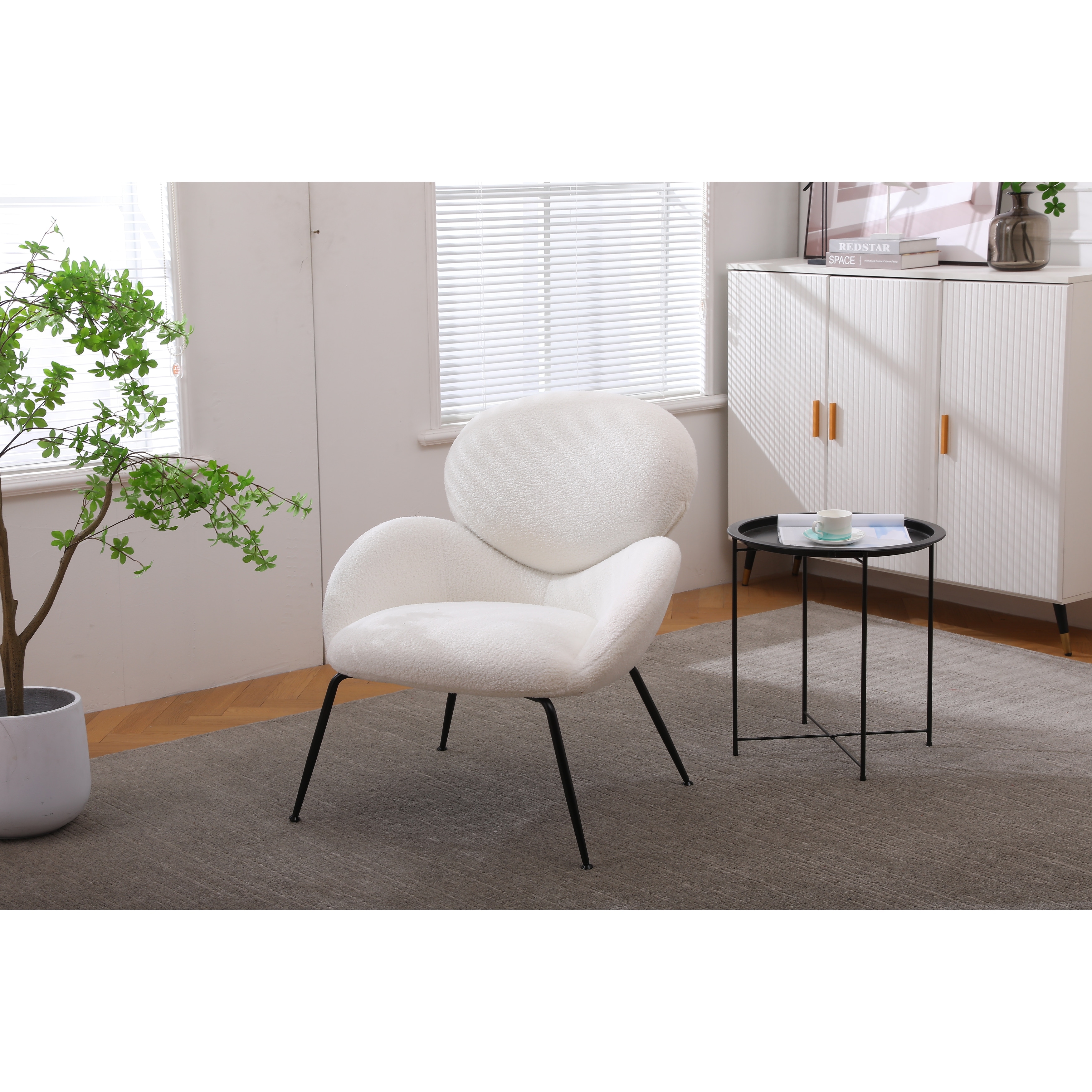 Black teddy chair outlet