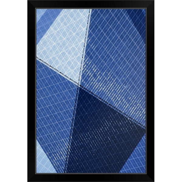 "Office building exterior, full frame" Black Framed Print