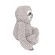 preview thumbnail 4 of 3, Lambs & Ivy Sloth Plush Gray Stuffed Animal Toy - Speedy