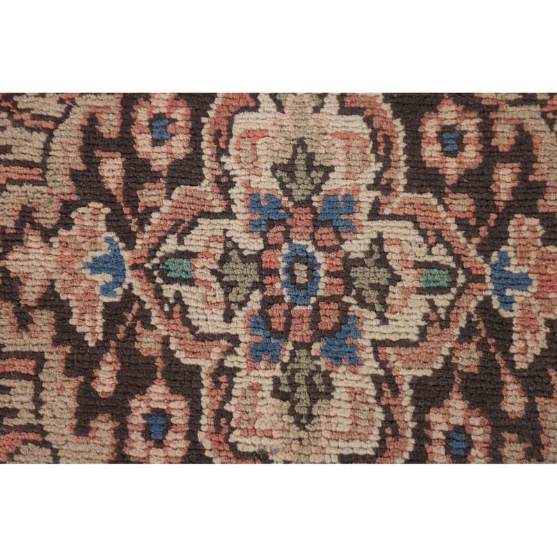 Hamedan Persian Vintage Area Rug Handmade Wool Carpet - 6'6"x 10'0"