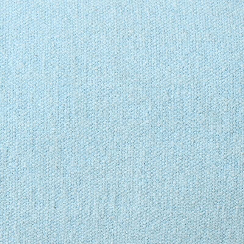 Solid Embroidered Edge Bordered Square Throw Pillow - 20" - Blue