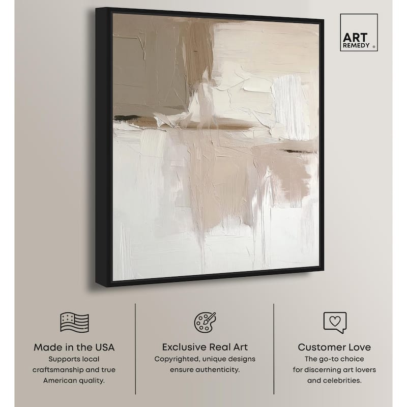 Gentle Strokes of Nature II Canvas by Art Remedy