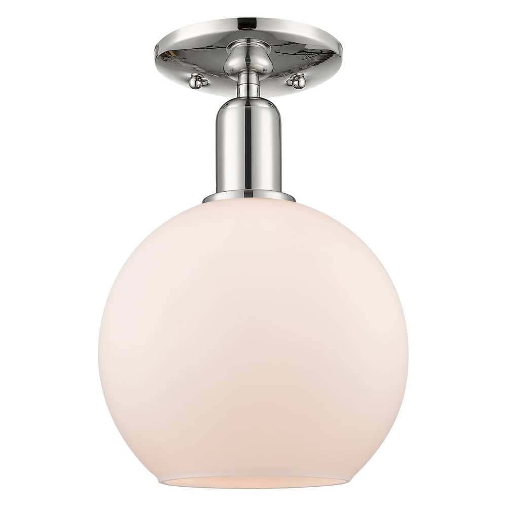 Innovations Lighting 716-1C-12-8 Athens Semi-Flush Athens 8" Wide