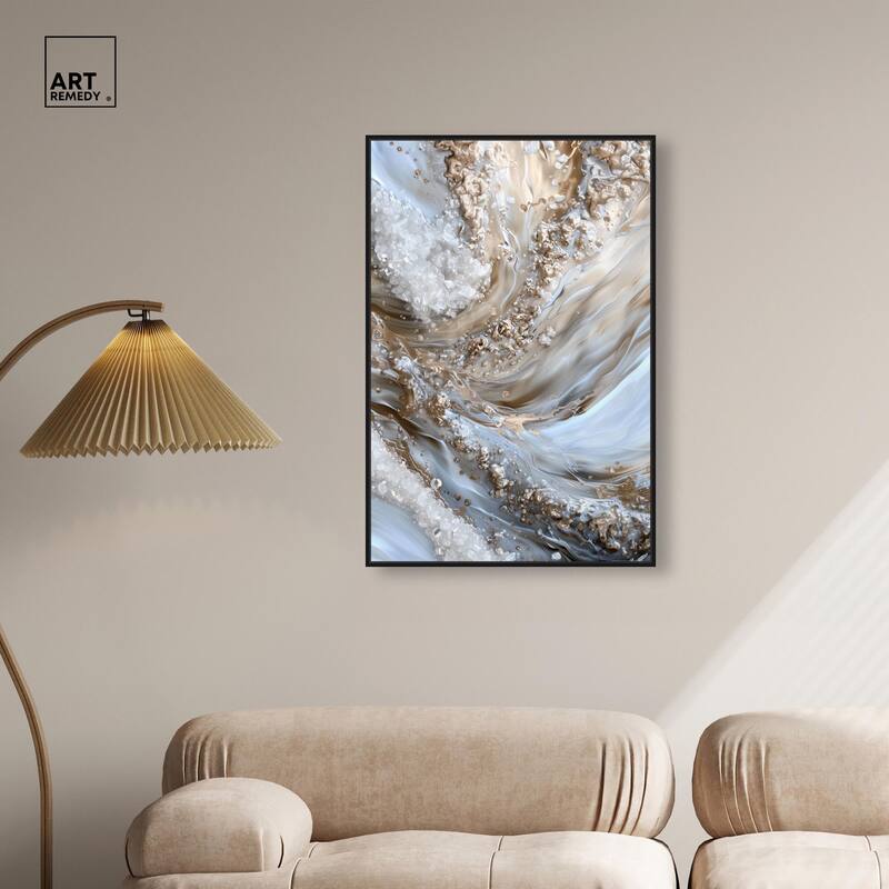 Effervescent Earth III Canvas by Art Remedy