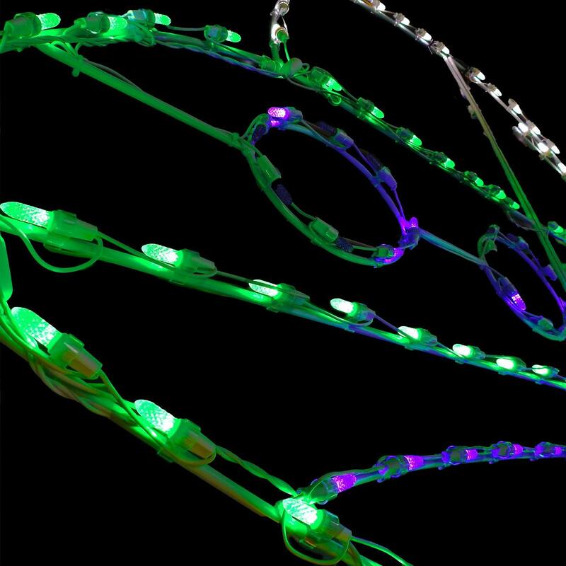 Halloween LED Alien Spaceship 65 in