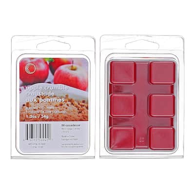IH Casa Decor 6Pk Scented Wax Melts Apple Crumble - Set of 4