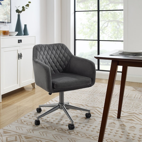 Edith velvet shop desk chair