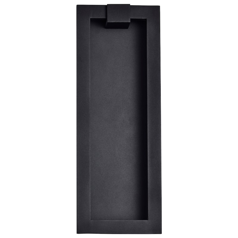 Crew 40 Watt 19 Inch LED Outdoor Sconce Sand Black Finish - Sand Black