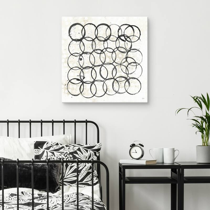 Eclipse II Neutral by Melissa Averinos Canvas Art Print
