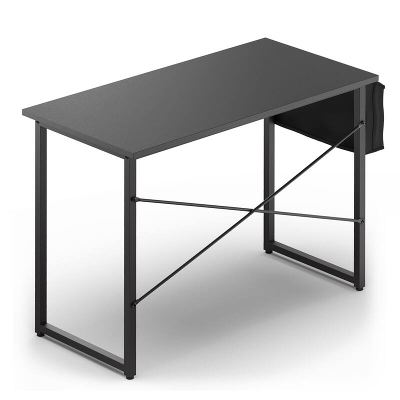 Gymax Modern Computer Desk 40''/47'' Study Writing Table w/ Storage