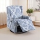 preview thumbnail 93 of 102, 29'' W Pattern Floral Swivel Manual Push Back Recliner Glider Chair