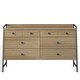 preview thumbnail 3 of 4, The Novogratz Bushwick Wide 6 Drawer Dresser