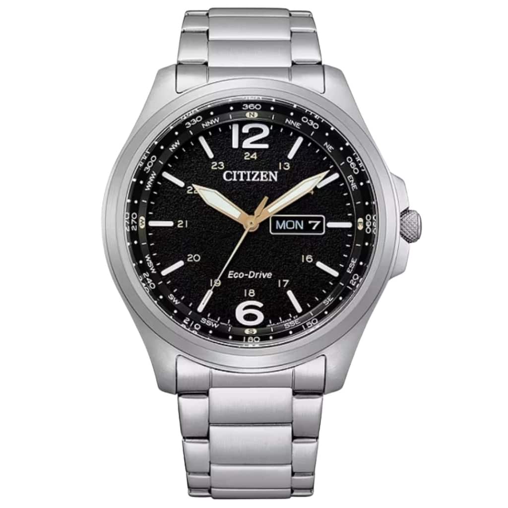 Citizen Men's Eco-Drive Black Dial Watch - AW0110-58E - 6 (36)
