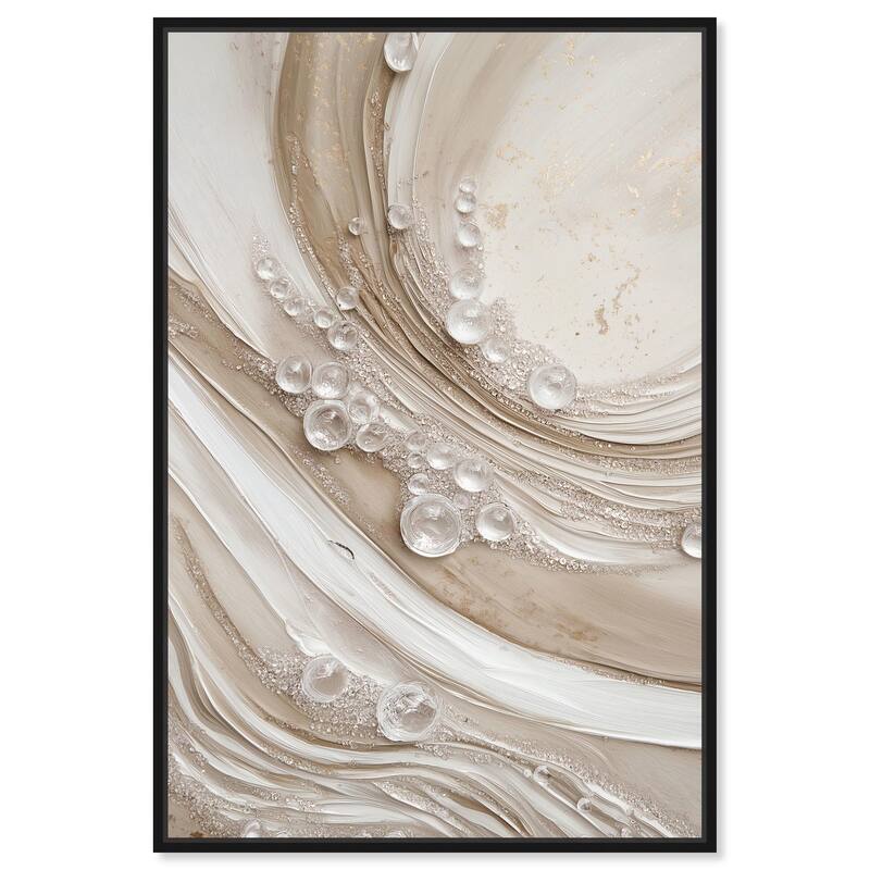 Chromatic Concretions I Canvas by Art Remedy - Black - 20" x 30"