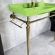 preview thumbnail 31 of 46, 24 inch Stainless Steel Freestanding Bathroom Vanity Set with Integrated Ceramic Sink