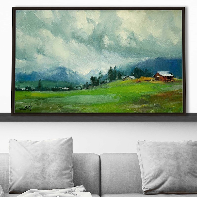 "Wallowa Valley" Print on Floating Canvas