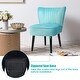 preview thumbnail 15 of 31, Costway Set of 2 Armless Accent Chair Upholstered Leisure Chair Single - 23'' x 27.5'' x 30''