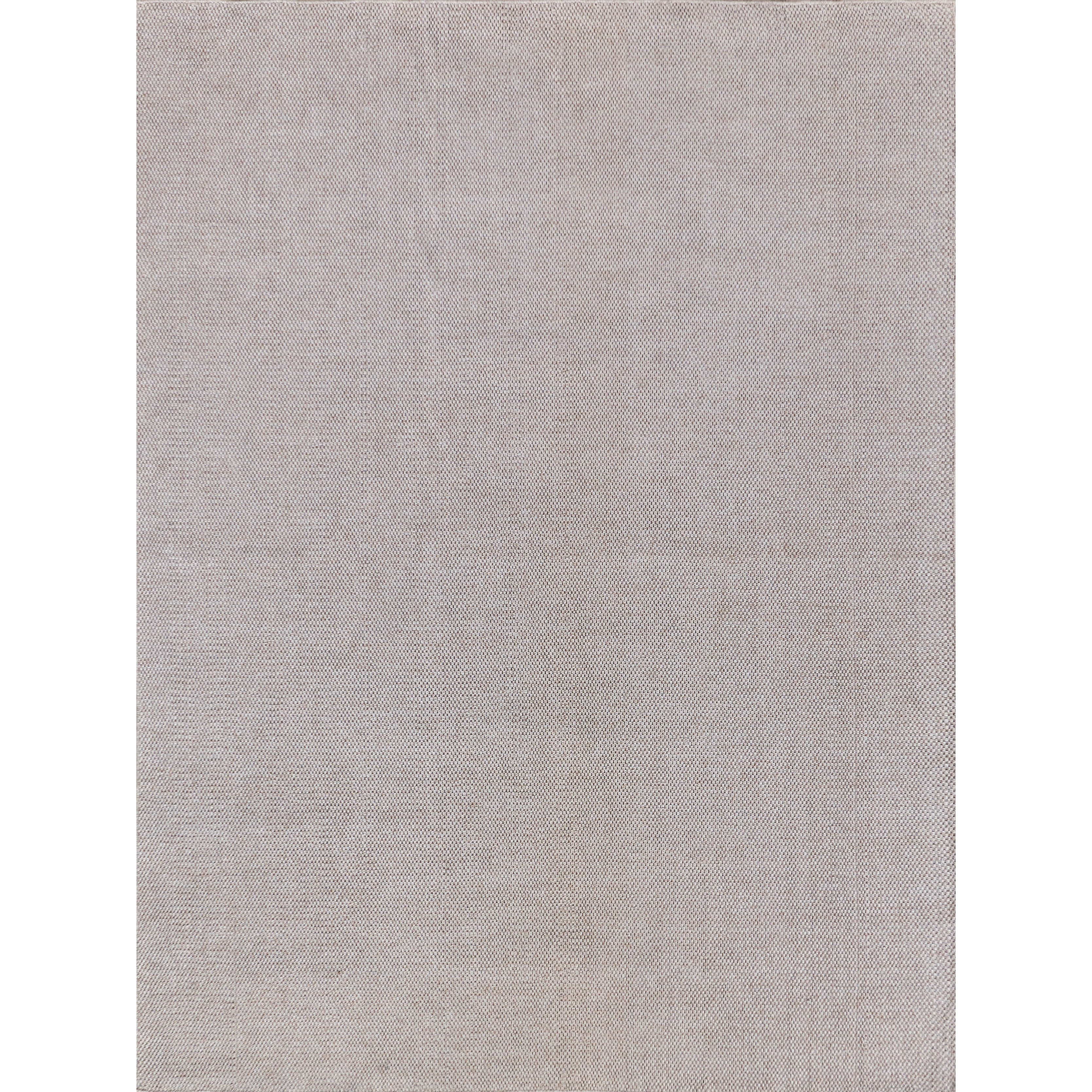 EXQUISITE RUGS Bali Indoor/Outdoor Flatweave PET yarn Beige Area Rug.