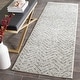 preview thumbnail 9 of 42, SAFAVIEH Adirondack Isabelle Chevron Distressed Rug 2'6" x 10' Runner - Ivory/Charcoal - Runner