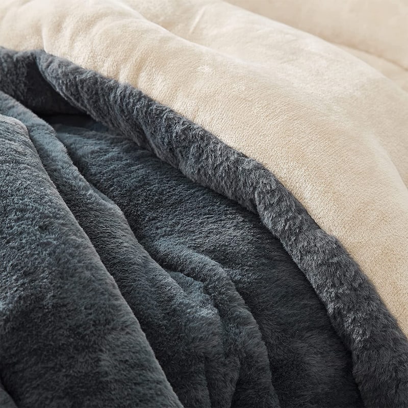 Plumpy Pudgy Portly Chunky Bunny - Coma Inducer® Oversized Comforter Set - Poppy Seed Birch