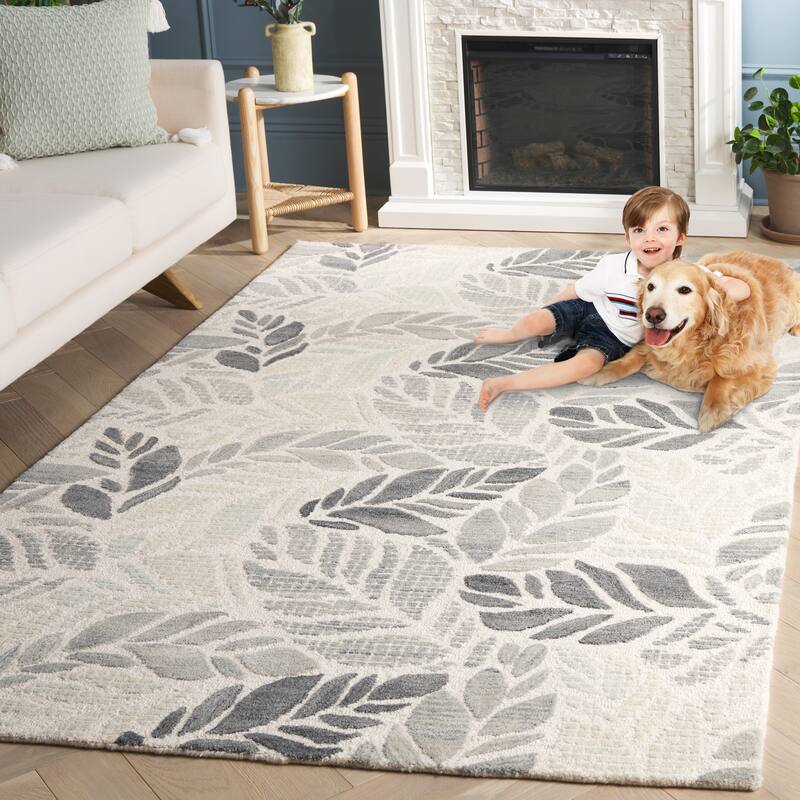 SAFAVIEH Hand-Tufted Martha Stewart Trajanka Modern & Contemporary Wool Rug