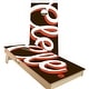 preview thumbnail 8 of 7, Clevelend Brown and Orange Outdoor Cornhole Board Set All-Weather 2x4 - Include Carrying Case