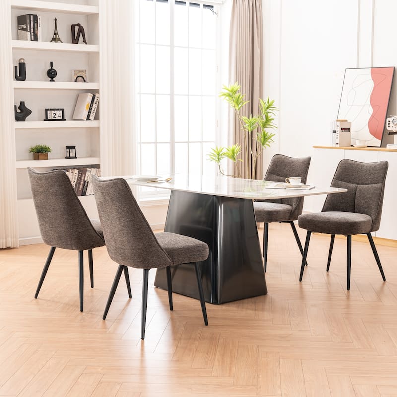 Dining Chairs Set of 2, Soft Cushioned Kitchen Chairs
